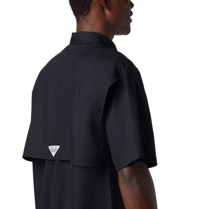 Men’s PFG Bonehead Short Sleeve Shirt, Color: Black, image 3