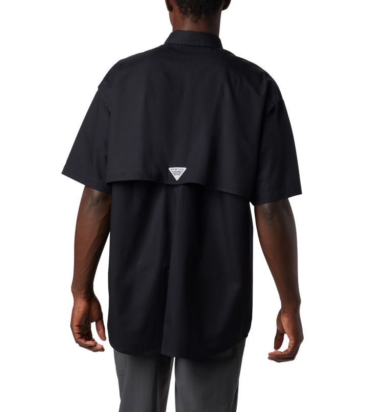 Men’s PFG Bonehead Short Sleeve Shirt, Color: Black, image 2