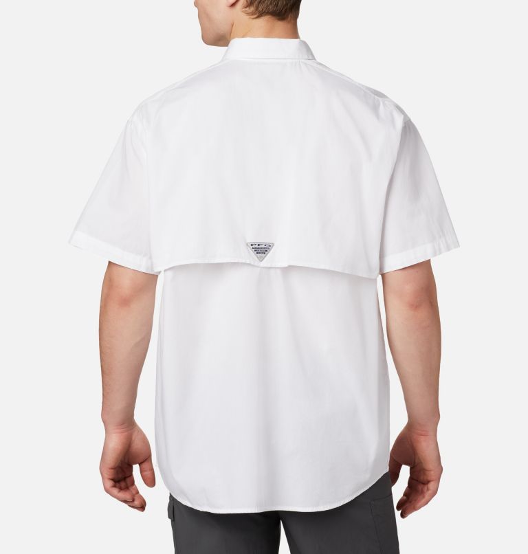 Men’s PFG Bonehead Short Sleeve Shirt, Color: White, image 2