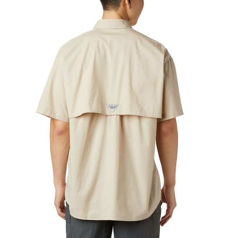 Thumbnail: Men’s PFG Bonehead Short Sleeve Shirt, Color: Fossil, image 2
