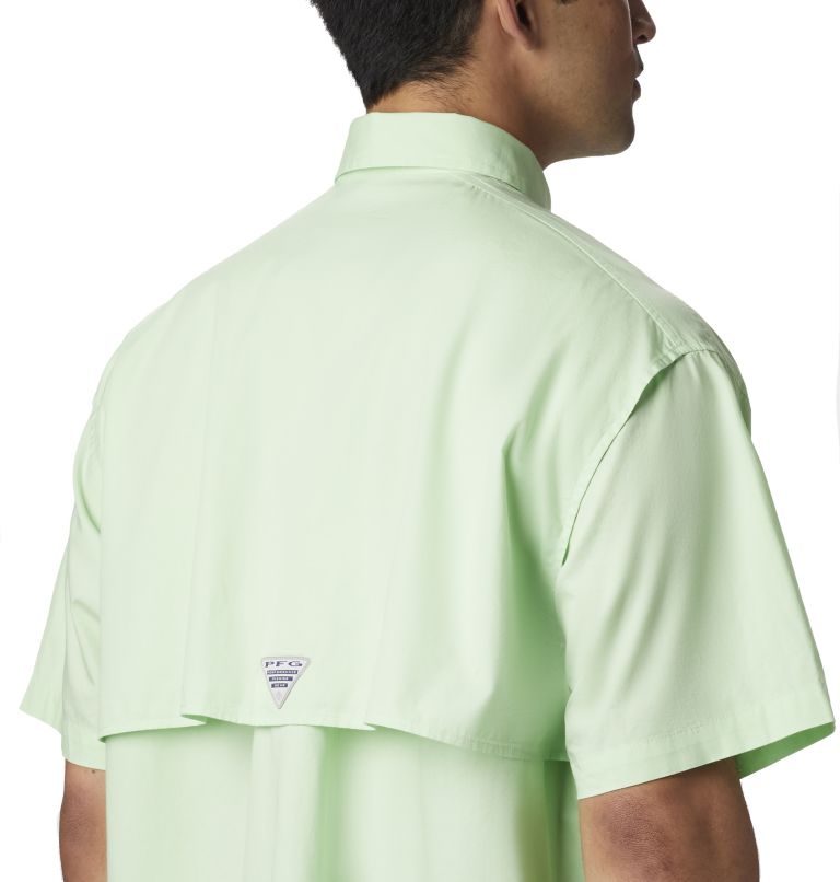 Thumbnail: Men’s PFG Bonehead Short Sleeve Shirt, Color: Key West, image 5