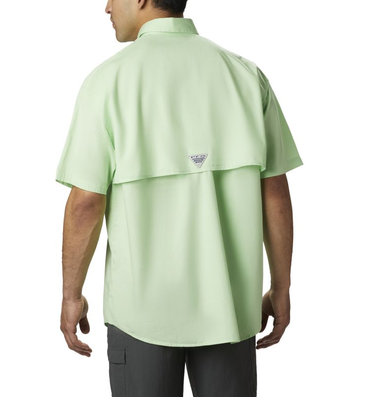 Men’s PFG Bonehead Short Sleeve Shirt, Color: Key West, image 2