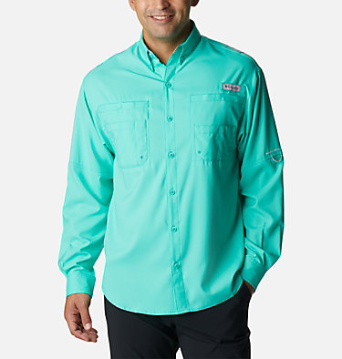 Columbia New PFG Fishing Gear Orlando Short Sleeve T-Shirt Men's Large Teal 