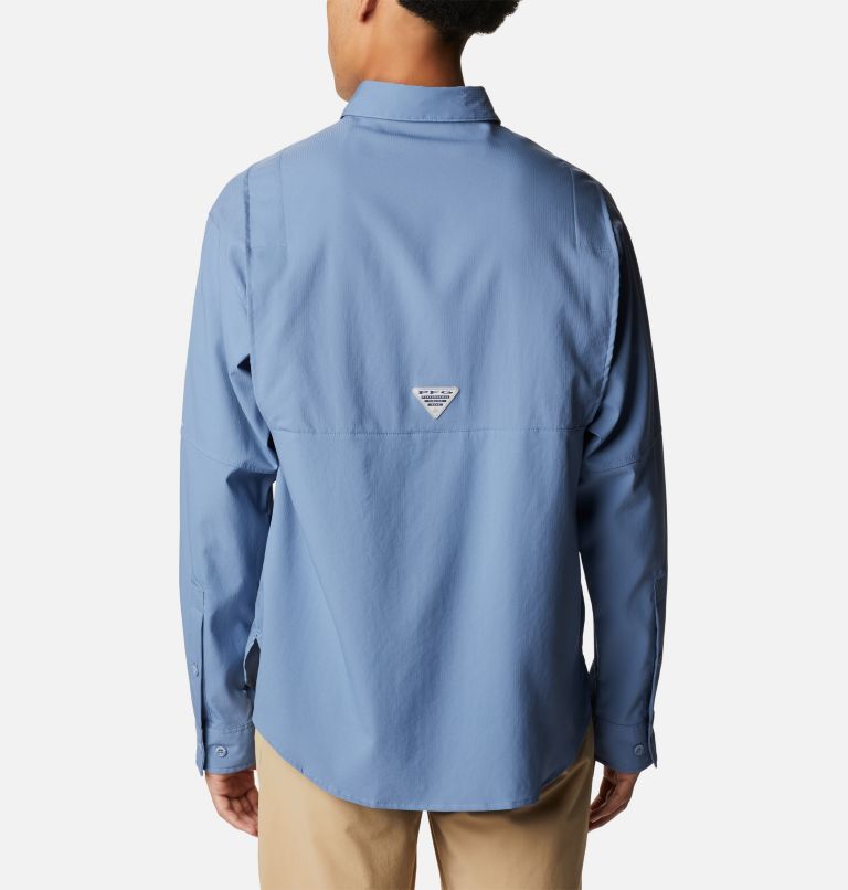 Men’s PFG Tamiami II Long Sleeve Shirt, Color: Bluestone
