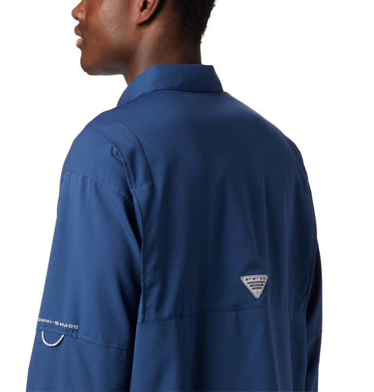Men’s PFG Tamiami II Long Sleeve Shirt, Color: Carbon, image 6