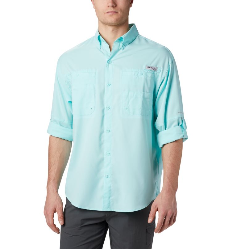 Men’s PFG Tamiami II Long Sleeve Shirt, Color: Gulf Stream, image 5