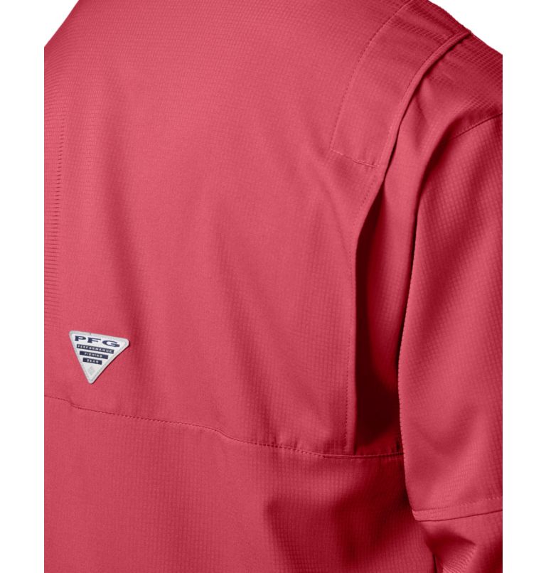 Men’s PFG Tamiami II Long Sleeve Shirt, Color: Sunset Red, image 4