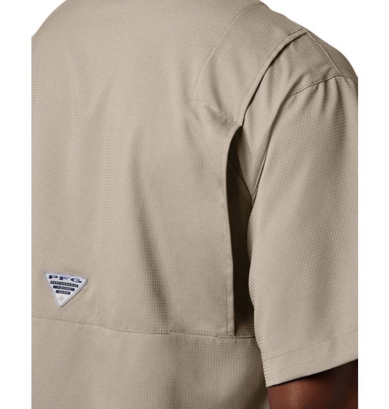 Thumbnail: Men’s PFG Tamiami II Short Sleeve Shirt, Color: Fossil, image 5