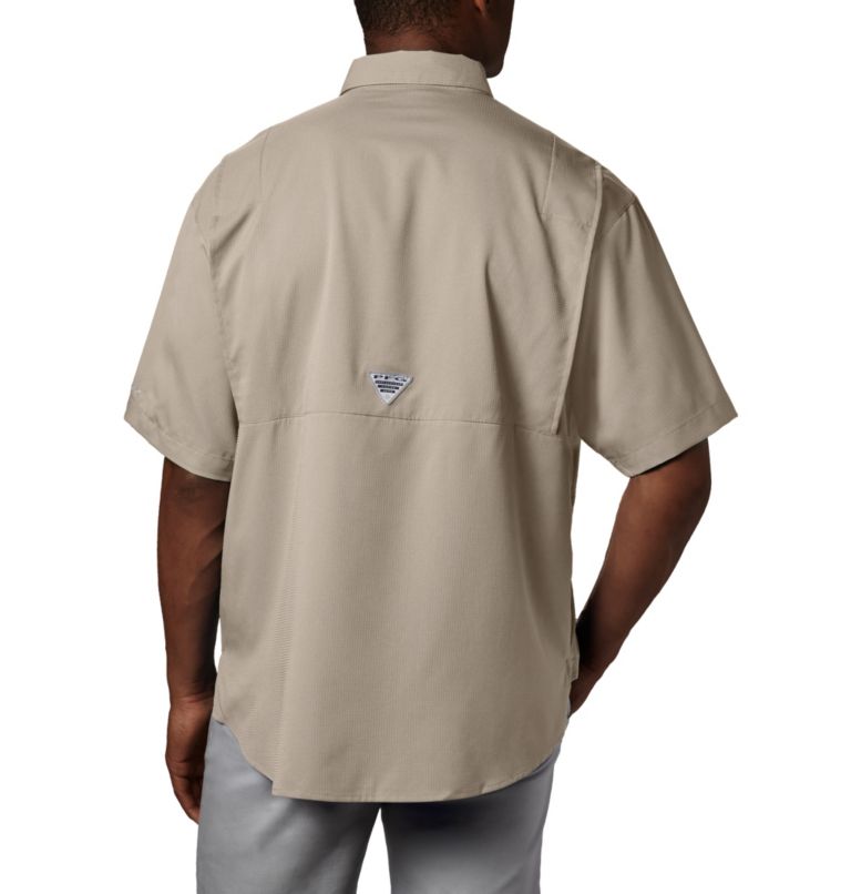 Men’s PFG Tamiami II Short Sleeve Shirt, Color: Fossil