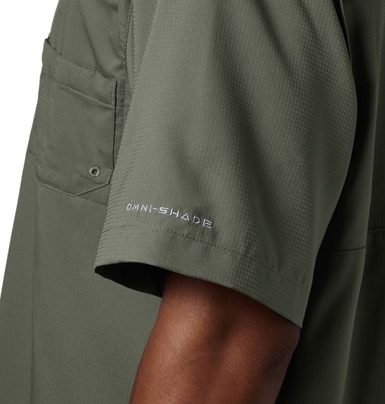 Men’s PFG Tamiami II Short Sleeve Shirt, Color: Cypress, image 4