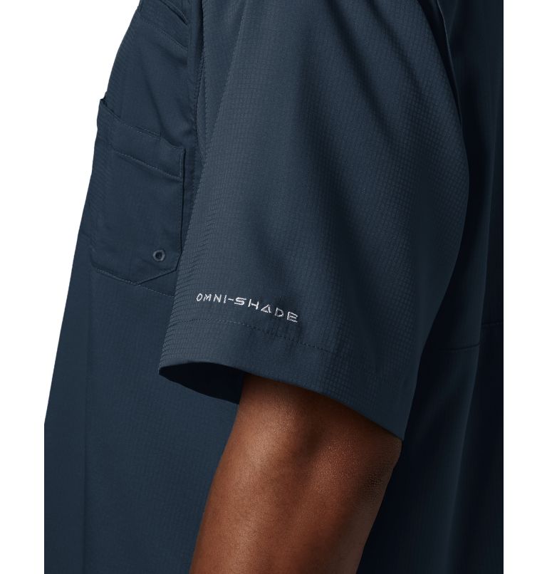 Thumbnail: Men’s PFG Tamiami II Short Sleeve Shirt, Color: Collegiate Navy, image 4