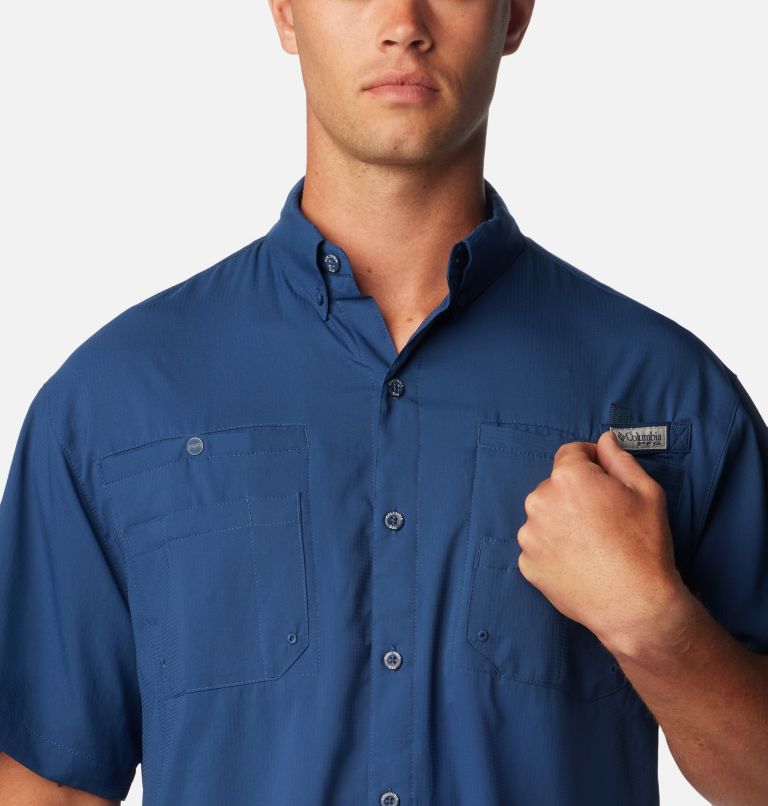 Men’s PFG Tamiami II Short Sleeve Shirt, Color: Carbon, image 4