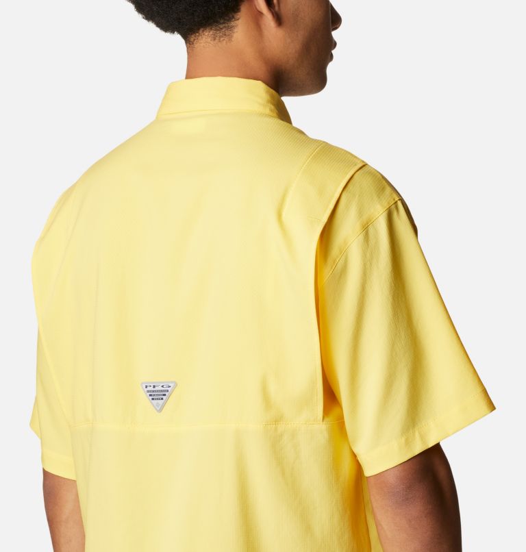 Men’s PFG Tamiami II Short Sleeve Shirt, Color: Sun Glow