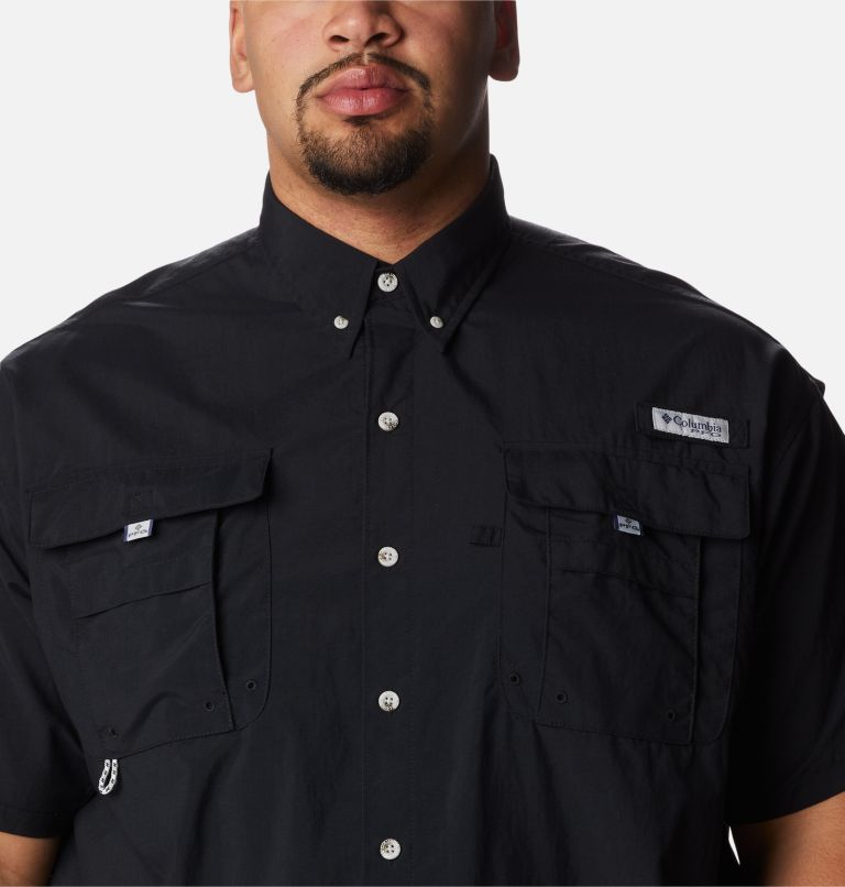 Men’s PFG Bahama II Short Sleeve Shirt - Big, Color: Black, image 4