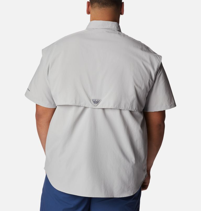 Men’s PFG Bahama II Short Sleeve Shirt - Big, Color: Cool Grey, image 2