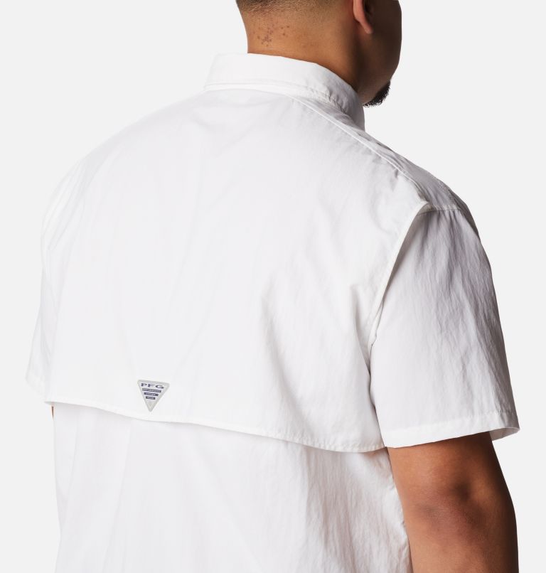 Thumbnail: Chemise à manches courtes PFG Bahama II pour homme - Grandes tailles, Color: White, image 5