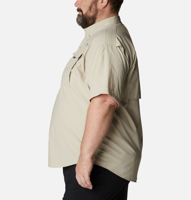 Chemise à manches courtes PFG Bahama II pour homme - Grandes tailles, Color: Fossil, image 3