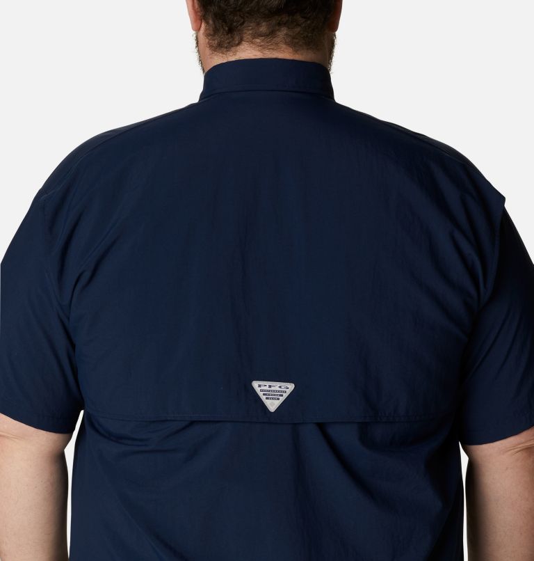 Men’s PFG Bahama II Short Sleeve Shirt - Big, Color: Collegiate Navy, image 5