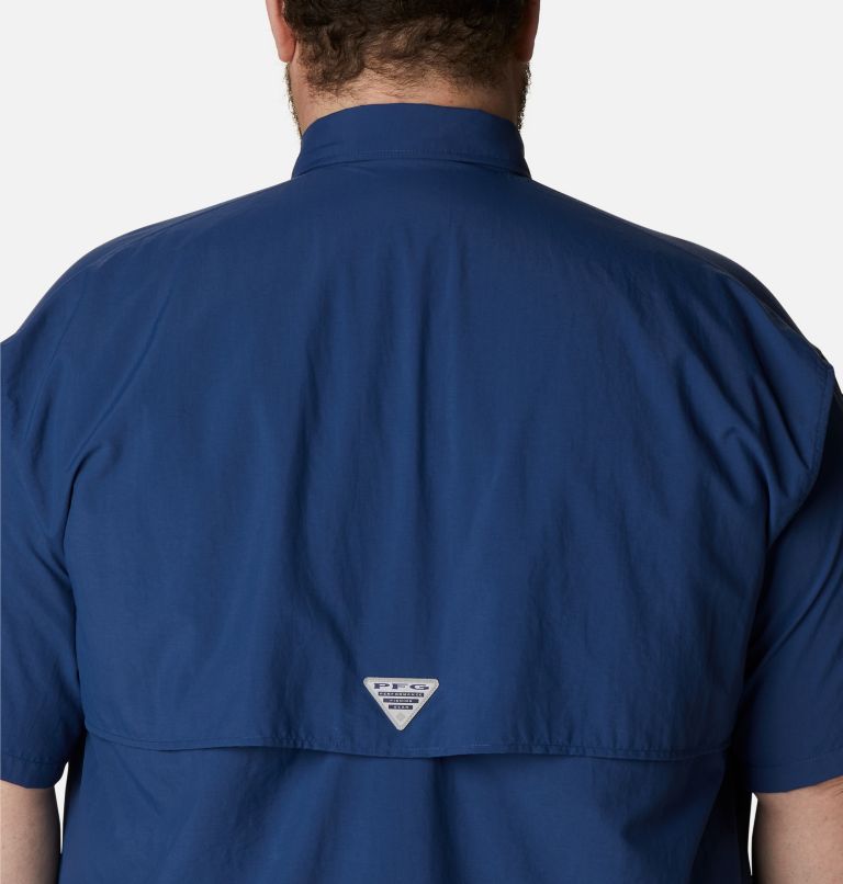 Thumbnail: Men’s PFG Bahama II Short Sleeve Shirt - Big, Color: Carbon, image 5