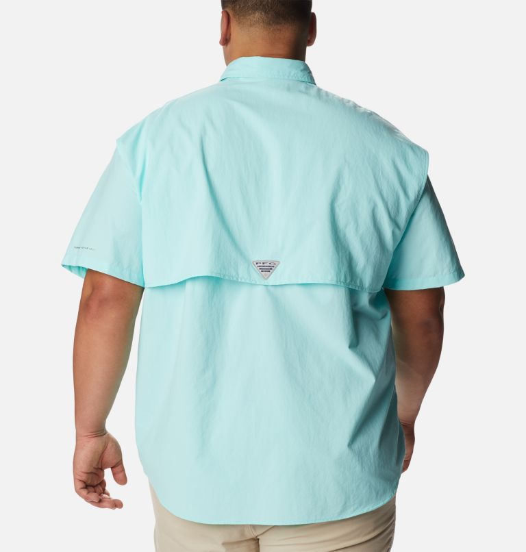 Men’s PFG Bahama II Short Sleeve Shirt - Big, Color: Gulf Stream, image 2