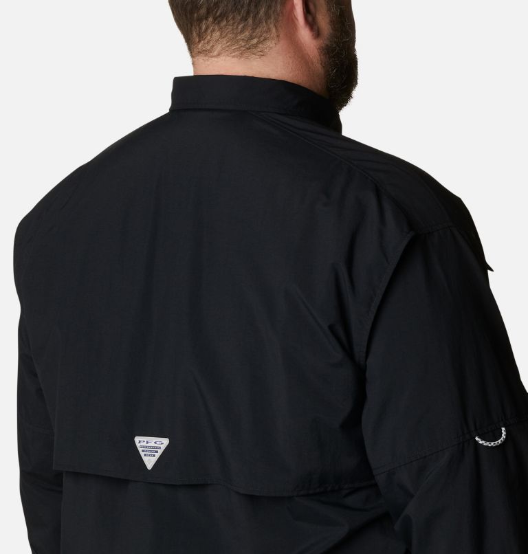 Men’s PFG Bahama II Long Sleeve Shirt - Big, Color: Black, image 5