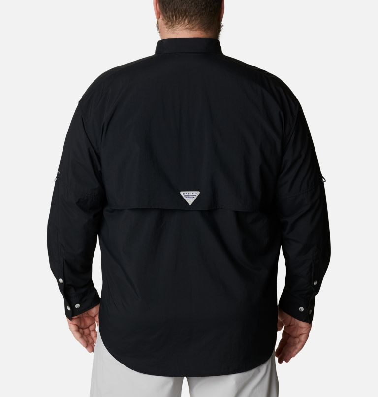 Thumbnail: Men’s PFG Bahama II Long Sleeve Shirt - Big, Color: Black, image 2