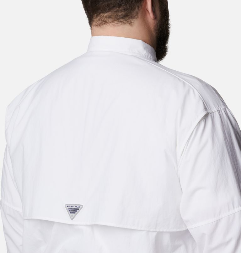 Thumbnail: Men’s PFG Bahama II Long Sleeve Shirt - Big, Color: White, image 5