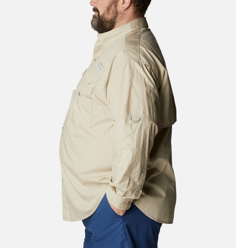 Thumbnail: Men’s PFG Bonehead Long Sleeve Shirt - Big, Color: Fossil, image 3