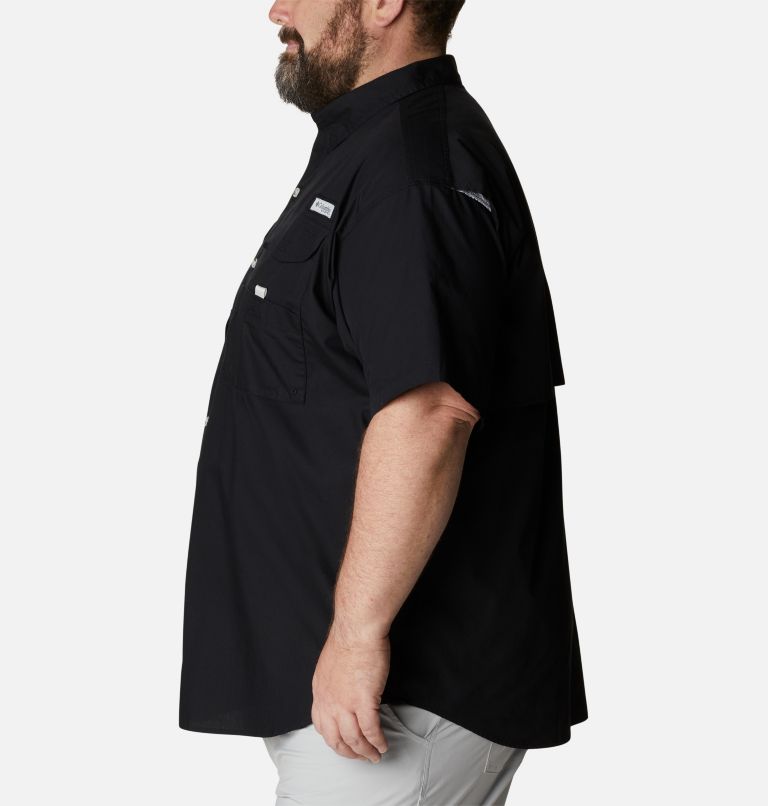 Thumbnail: Men’s PFG Bonehead Short Sleeve Shirt - Big, Color: Black, image 3