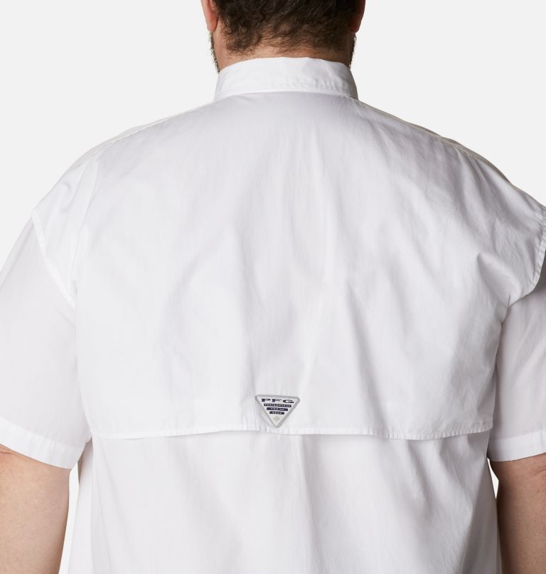 Men’s PFG Bonehead Short Sleeve Shirt - Big, Color: White, image 5