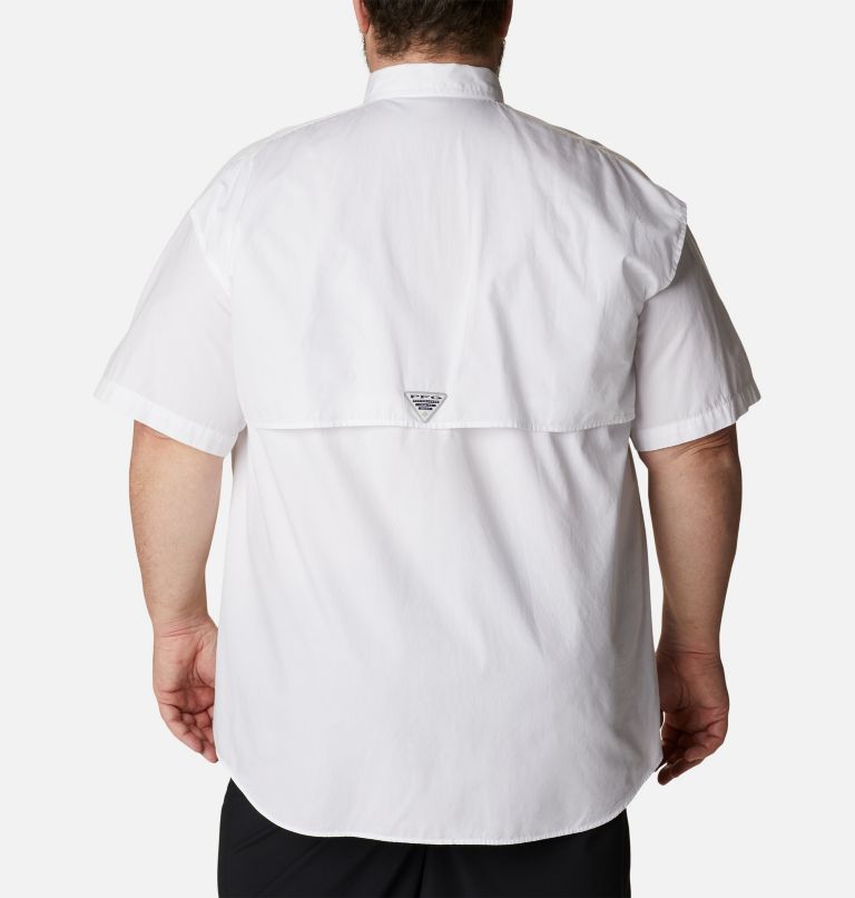 Men’s PFG Bonehead Short Sleeve Shirt - Big, Color: White, image 2