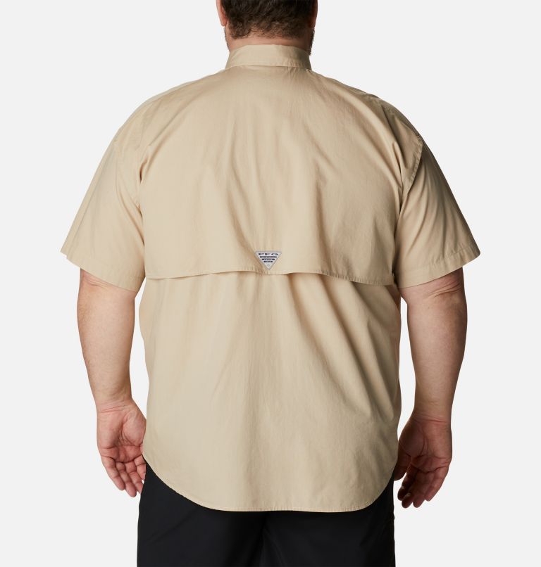 Thumbnail: Men’s PFG Bonehead Short Sleeve Shirt - Big, Color: Fossil, image 2