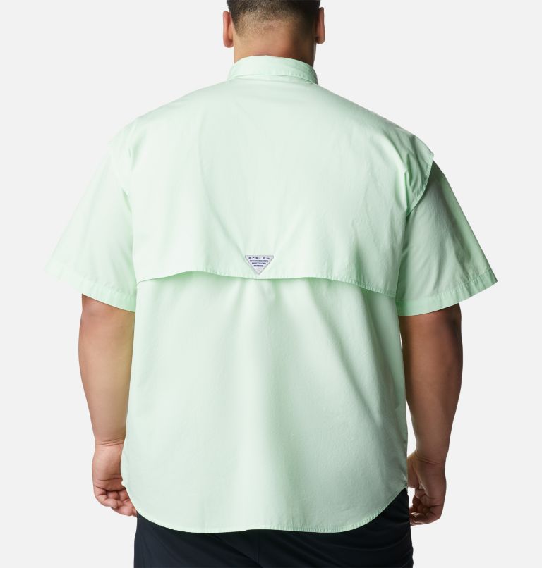 Thumbnail: Men’s PFG Bonehead Short Sleeve Shirt - Big, Color: Key West, image 2
