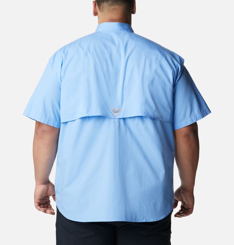 Thumbnail: Men’s PFG Bonehead Short Sleeve Shirt - Big, Color: White Cap, image 2