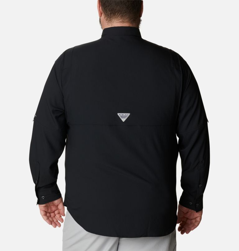 Men’s PFG Tamiami II Long Sleeve Shirt - Big, Color: Black, image 2