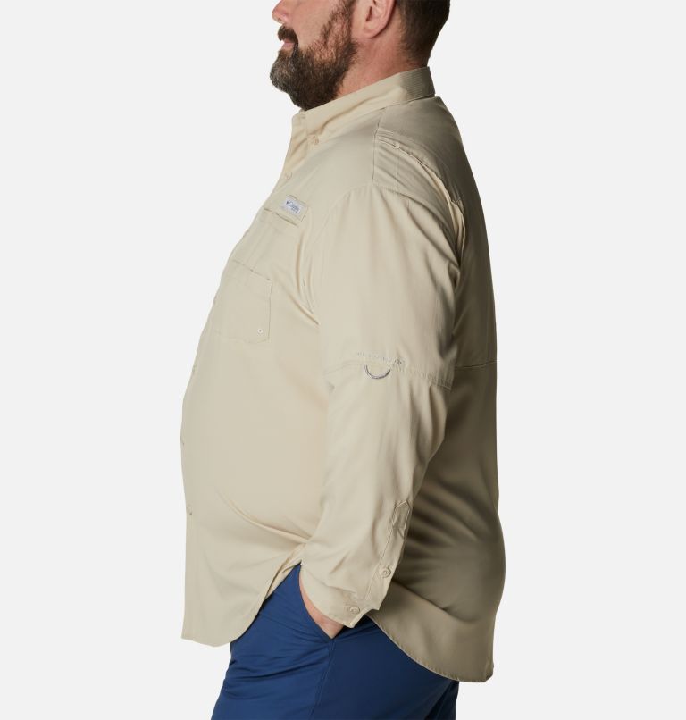 Men’s PFG Tamiami II Long Sleeve Shirt - Big, Color: Fossil, image 3