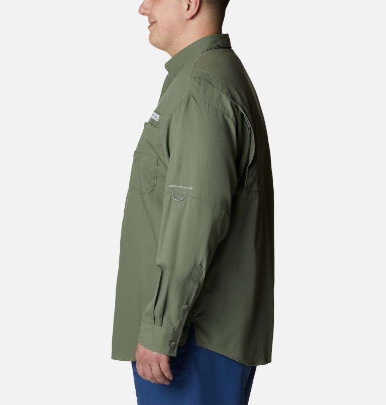 Thumbnail: Men’s PFG Tamiami II Long Sleeve Shirt - Big, Color: Cypress, image 3