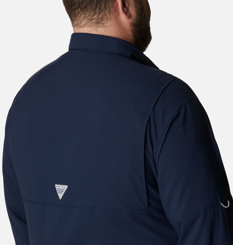 Men’s PFG Tamiami II Long Sleeve Shirt - Big, Color: Collegiate Navy, image 5