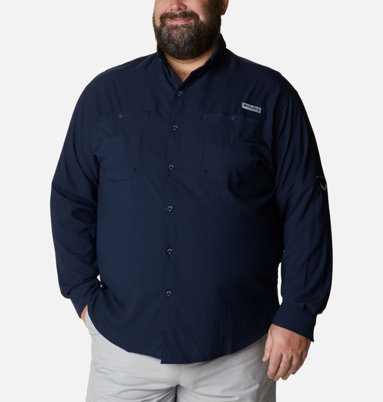 Men’s PFG Tamiami II Long Sleeve Shirt - Big, Color: Collegiate Navy, image 1