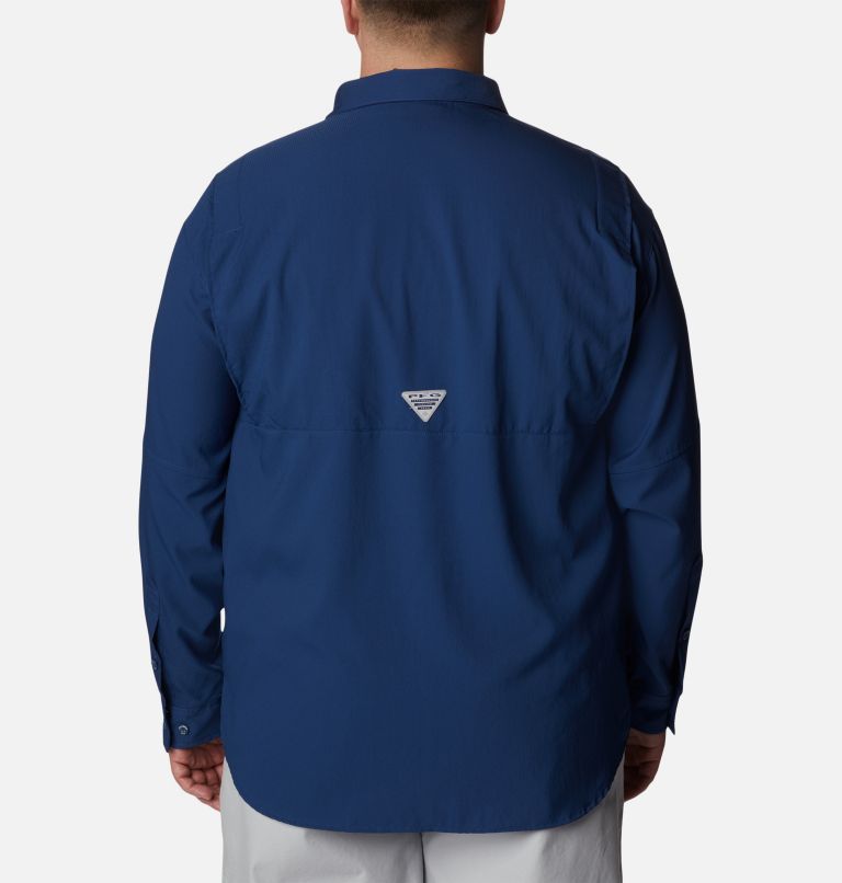 Thumbnail: Men’s PFG Tamiami II Long Sleeve Shirt - Big, Color: Carbon, image 2