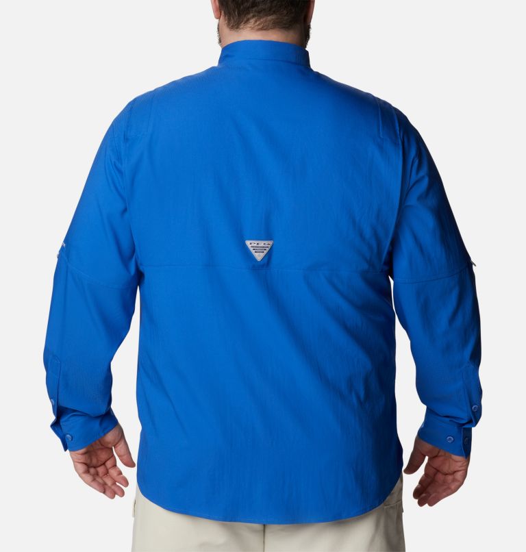 Men’s PFG Tamiami II Long Sleeve Shirt - Big, Color: Vivid Blue, image 2