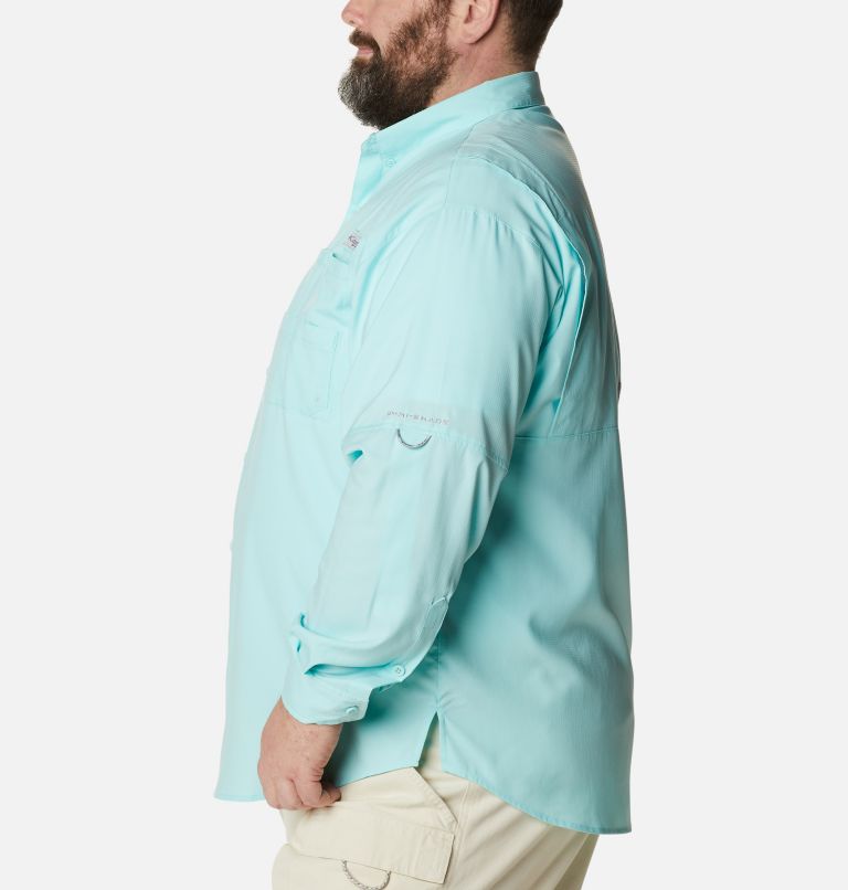 Men’s PFG Tamiami II Long Sleeve Shirt - Big, Color: Gulf Stream, image 3