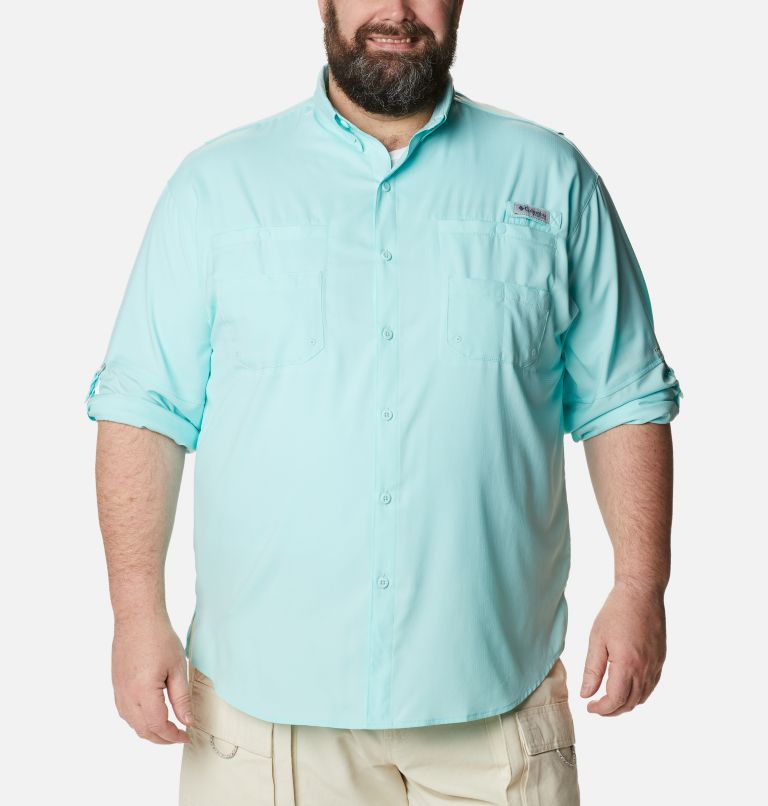 Men’s PFG Tamiami II Long Sleeve Shirt - Big, Color: Gulf Stream, image 6