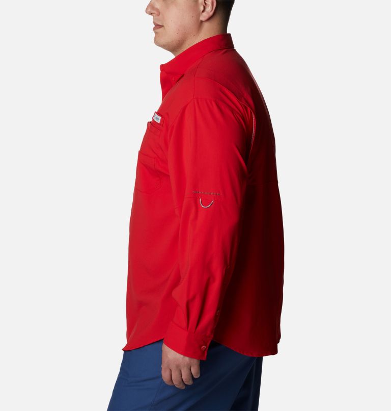 Men’s PFG Tamiami II Long Sleeve Shirt - Big, Color: Red Spark, image 3