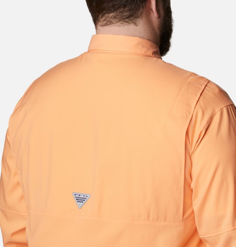 Men’s PFG Tamiami II Long Sleeve Shirt - Big, Color: Bright Nectar, image 5