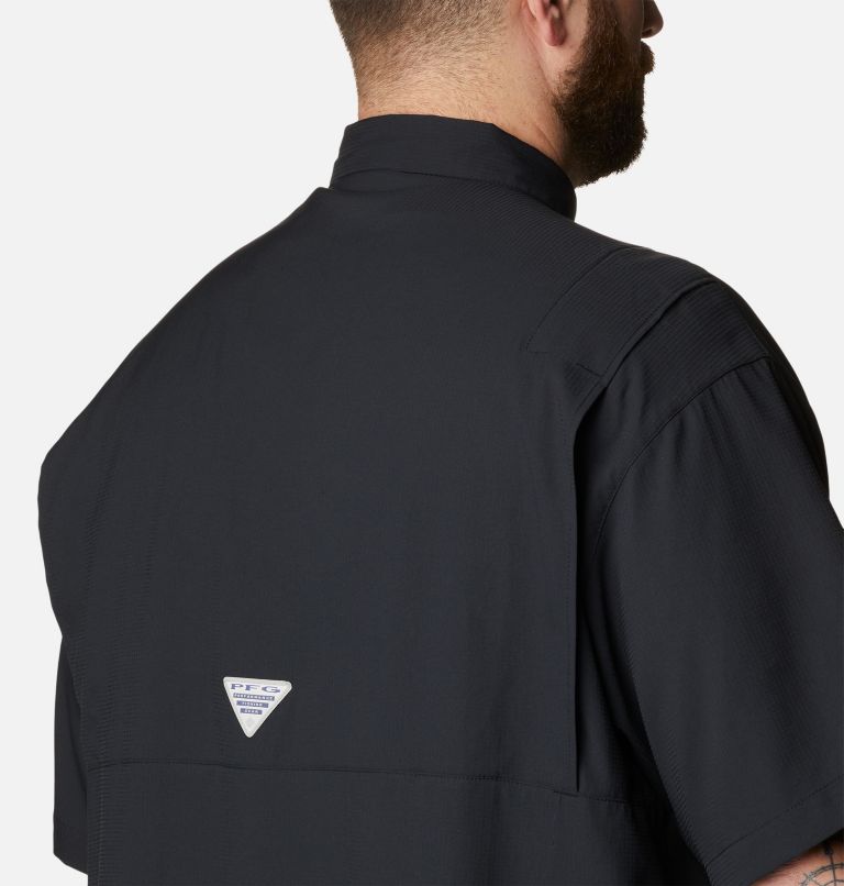 Thumbnail: Men’s PFG Tamiami II Short Sleeve Shirt - Big, Color: Black, image 5