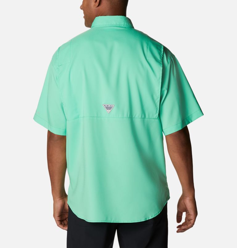 Thumbnail: Men’s PFG Tamiami II Short Sleeve Shirt - Big, Color: Light Jade, image 2