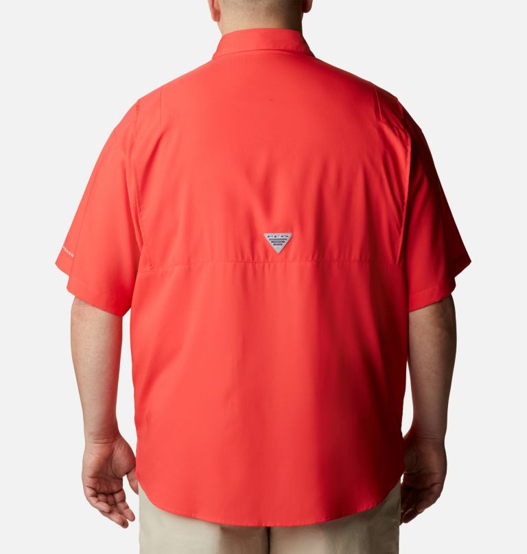 Men’s PFG Tamiami II Short Sleeve Shirt - Big, Color: Red Hibiscus, image 2