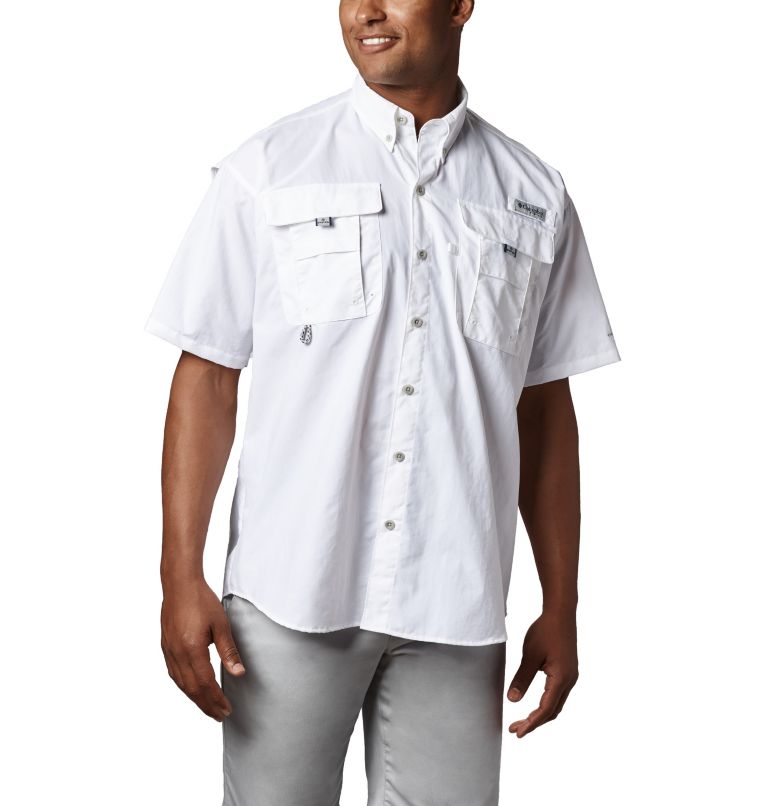 Men's Bahama II Short Sleeve Shirt—Tall, Color: White, image 1