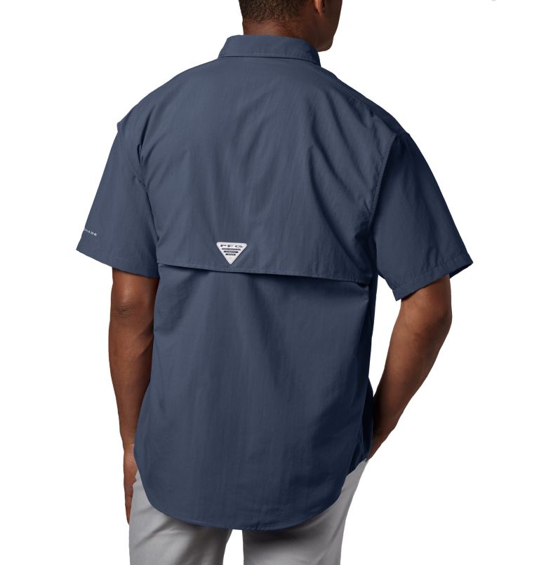 Men’s PFG Bahama II Short Sleeve Shirt - Tall, Color: Collegiate Navy, image 2